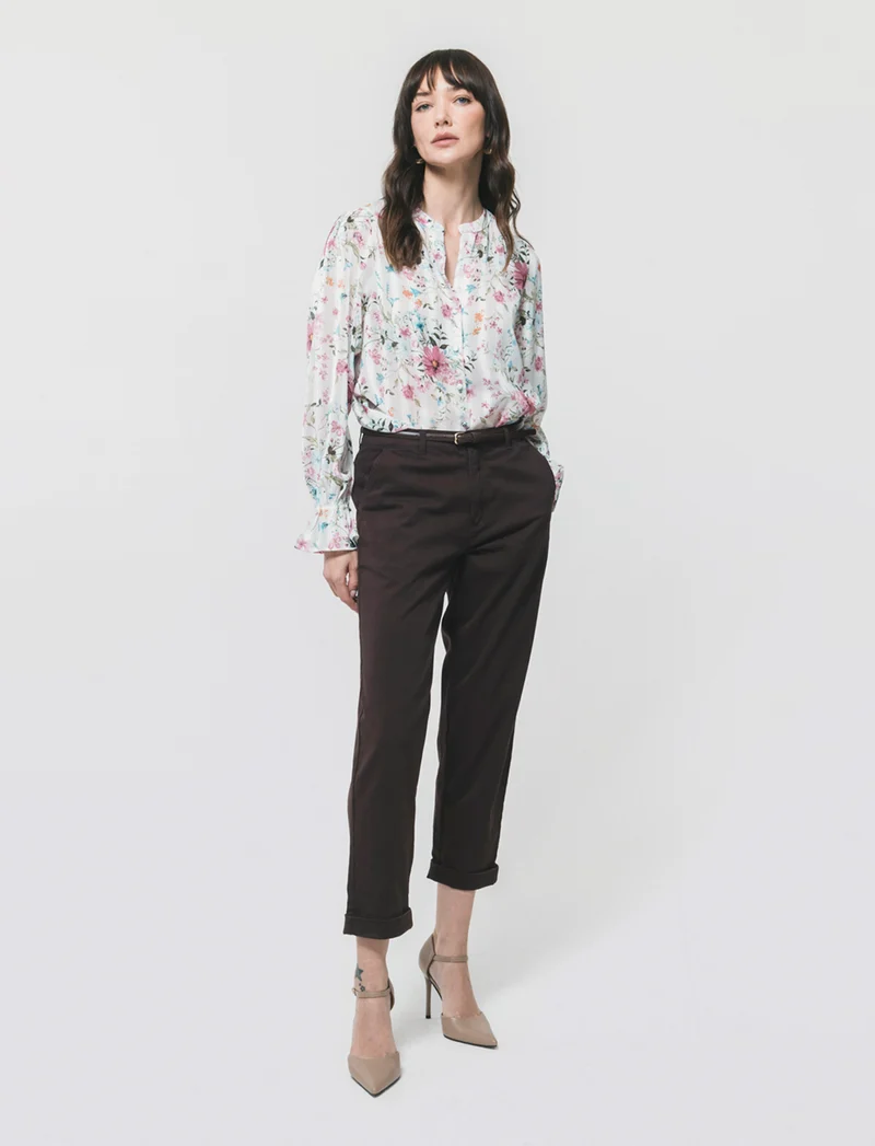 Camicia stampata manica lunga - var 1
