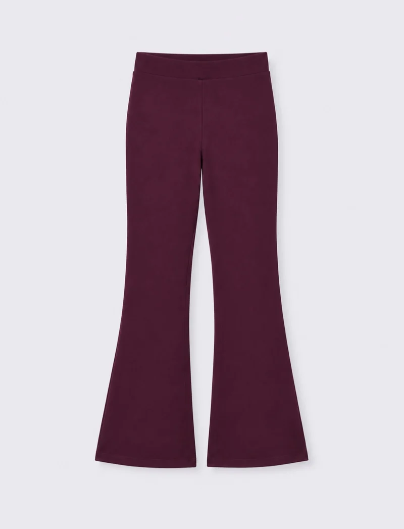 Fuseaux flare: stile e comfort unici - Bordeaux