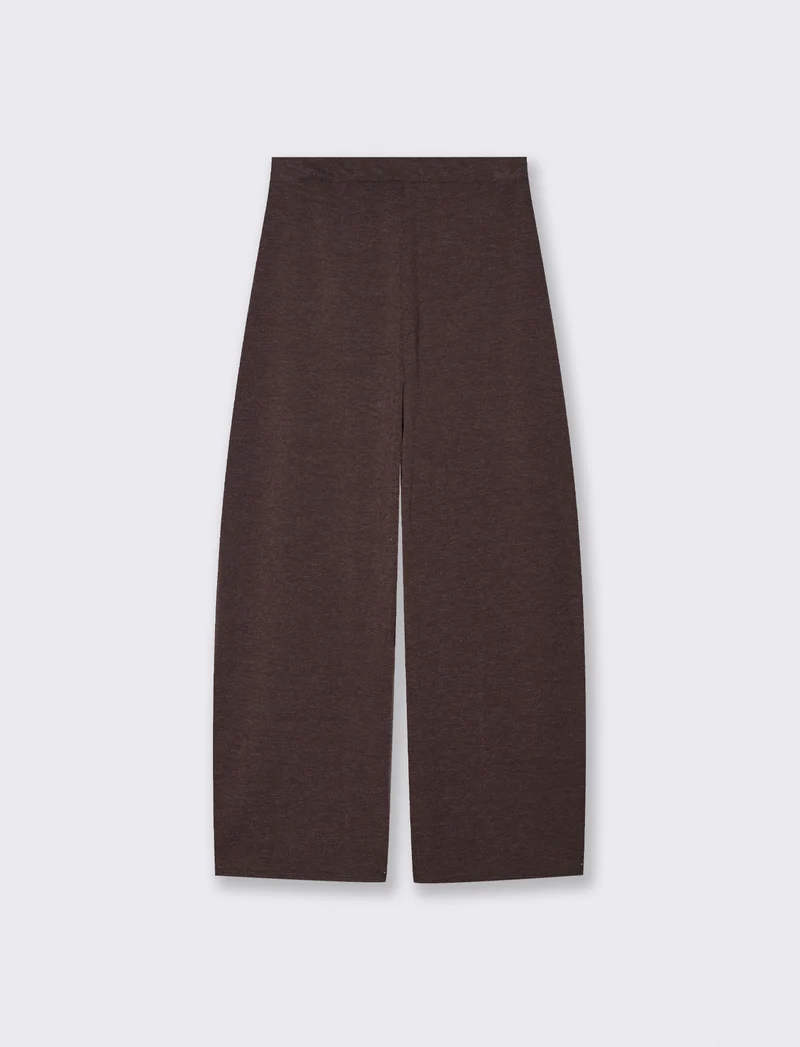 Pantalone in maglia - Moro