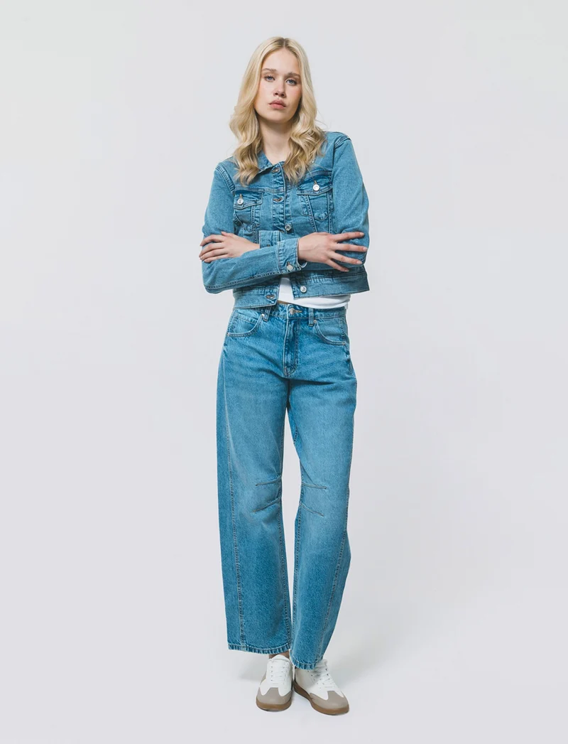 Giubbotto in jeans slim fit - Denim