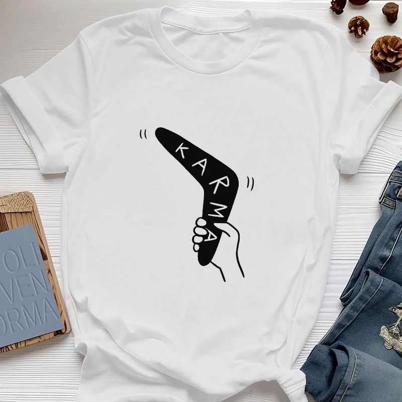 Olivenorma "KARMA" Lustiges Yoga-Workout-Fitness-T-Shirt