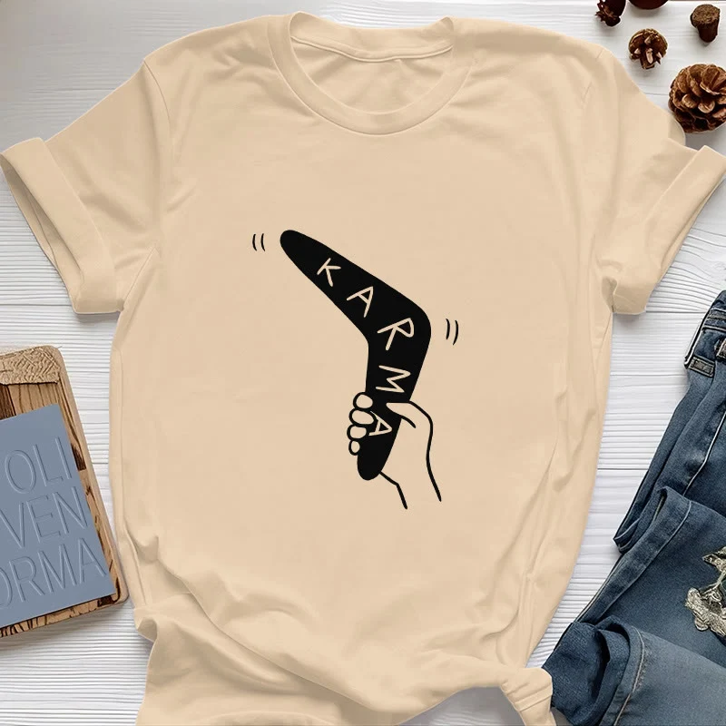 Olivenorma "KARMA" Lustiges Yoga-Workout-Fitness-T-Shirt