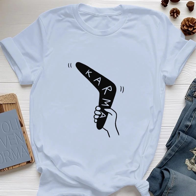 Olivenorma "KARMA" Lustiges Yoga-Workout-Fitness-T-Shirt