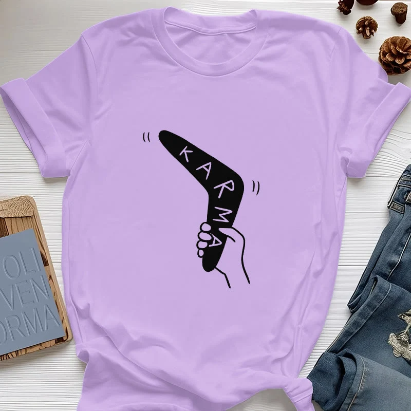 Olivenorma "KARMA" Lustiges Yoga-Workout-Fitness-T-Shirt