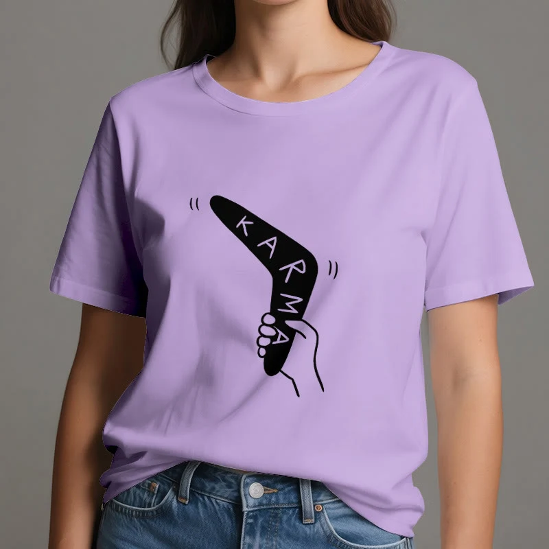 Olivenorma "KARMA" Lustiges Yoga-Workout-Fitness-T-Shirt