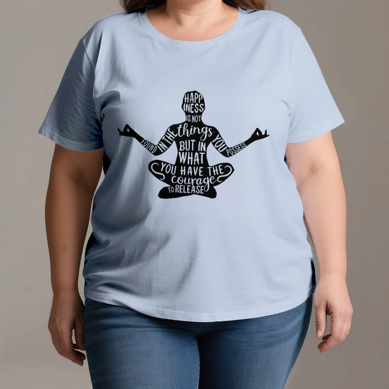 Olivenorma Meditation Tee Baumwolle Spirituelles Yoga T-Shirt