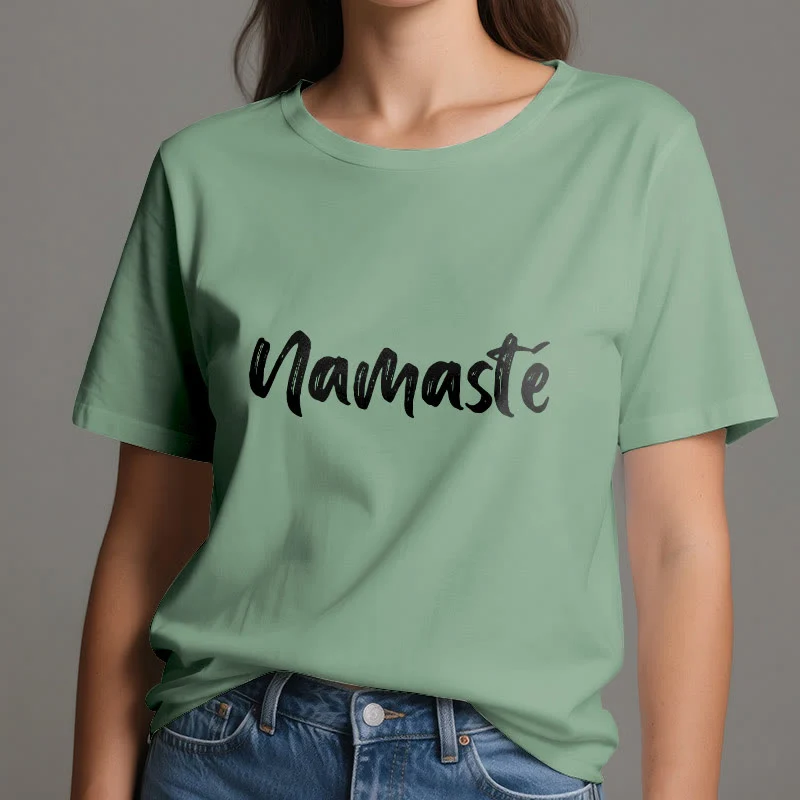 Olivenorma Namaste Yoga Unisex Pilates T-Shirt