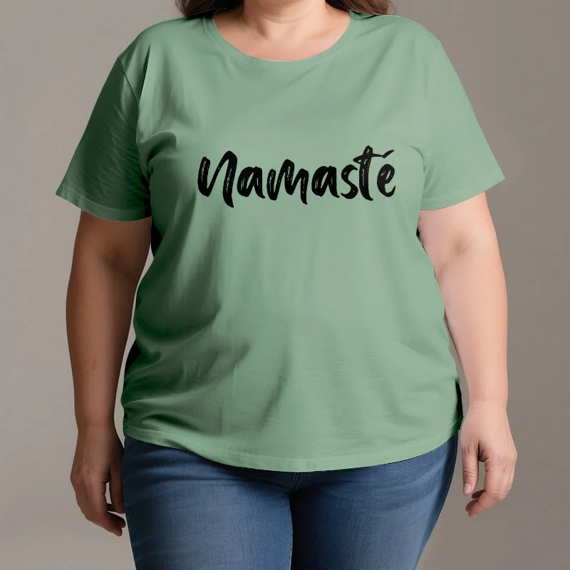 Olivenorma Namaste Yoga Unisex Pilates T-Shirt