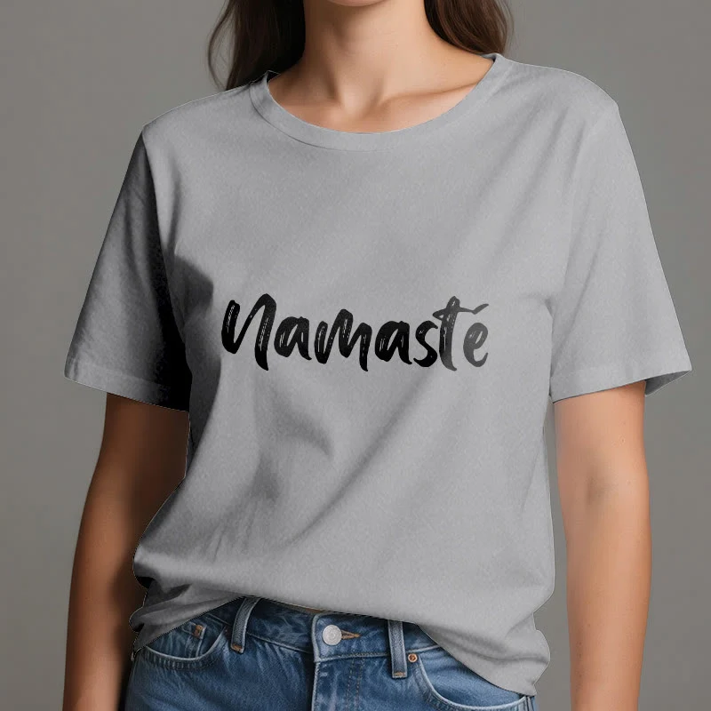 Olivenorma Namaste Yoga Unisex Pilates T-Shirt
