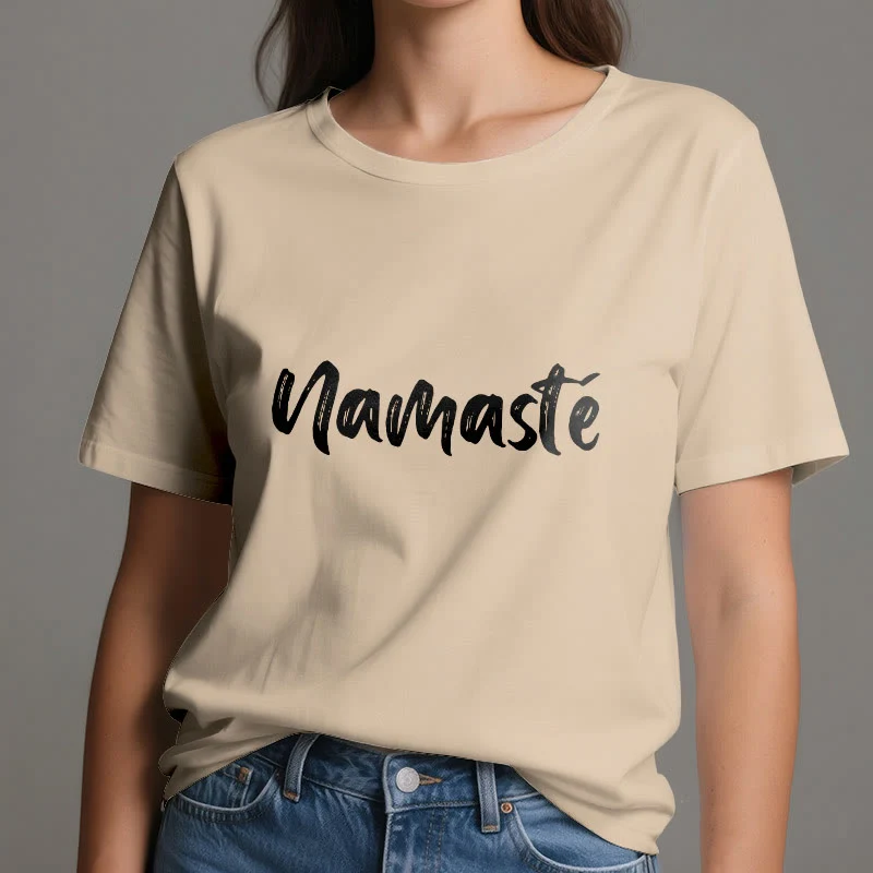 Olivenorma Namaste Yoga Unisex Pilates T-Shirt