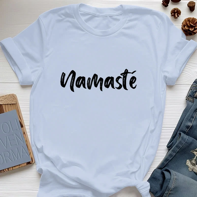 Olivenorma Namaste Yoga Unisex Pilates T-Shirt