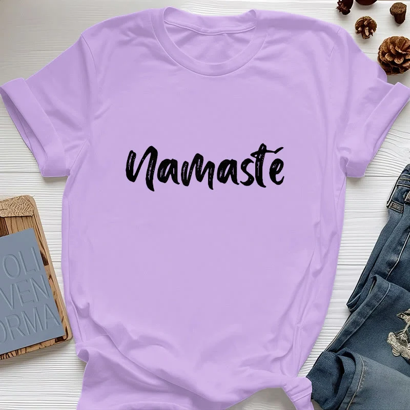 Olivenorma Namaste Yoga Unisex Pilates T-Shirt