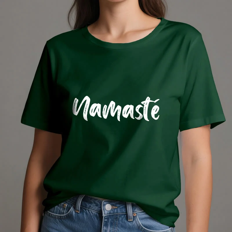 Olivenorma Namaste Yoga Unisex Pilates T-Shirt