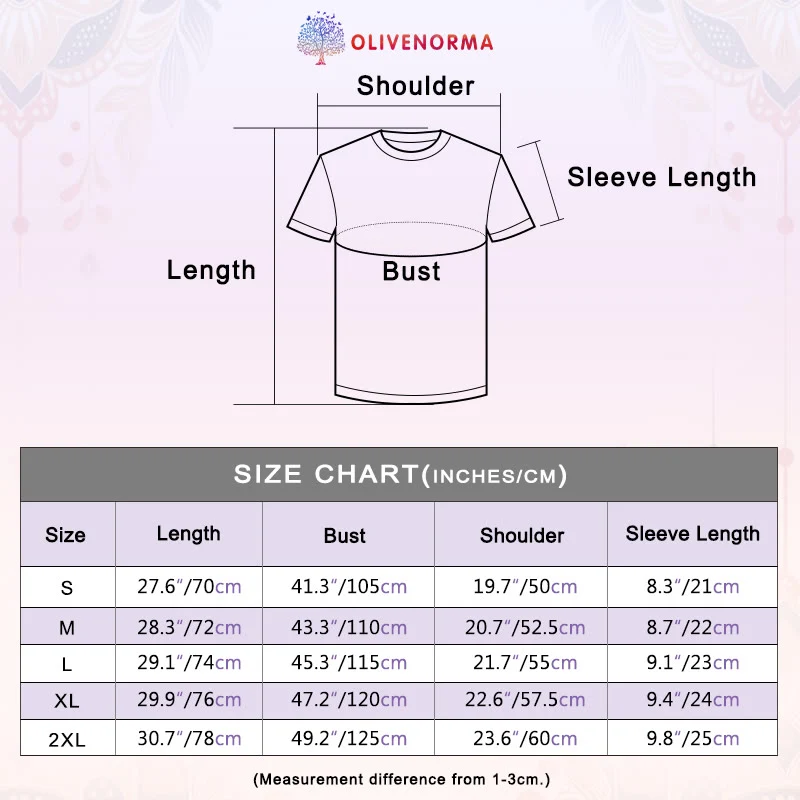 Olivenorma Weiches Hamsa-Baumwoll-T-Shirt