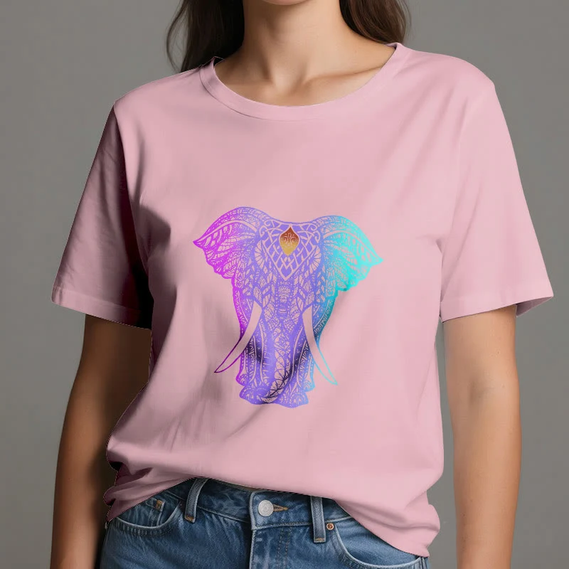 Olivenorma Mandala Elefant Yoga T-Shirt