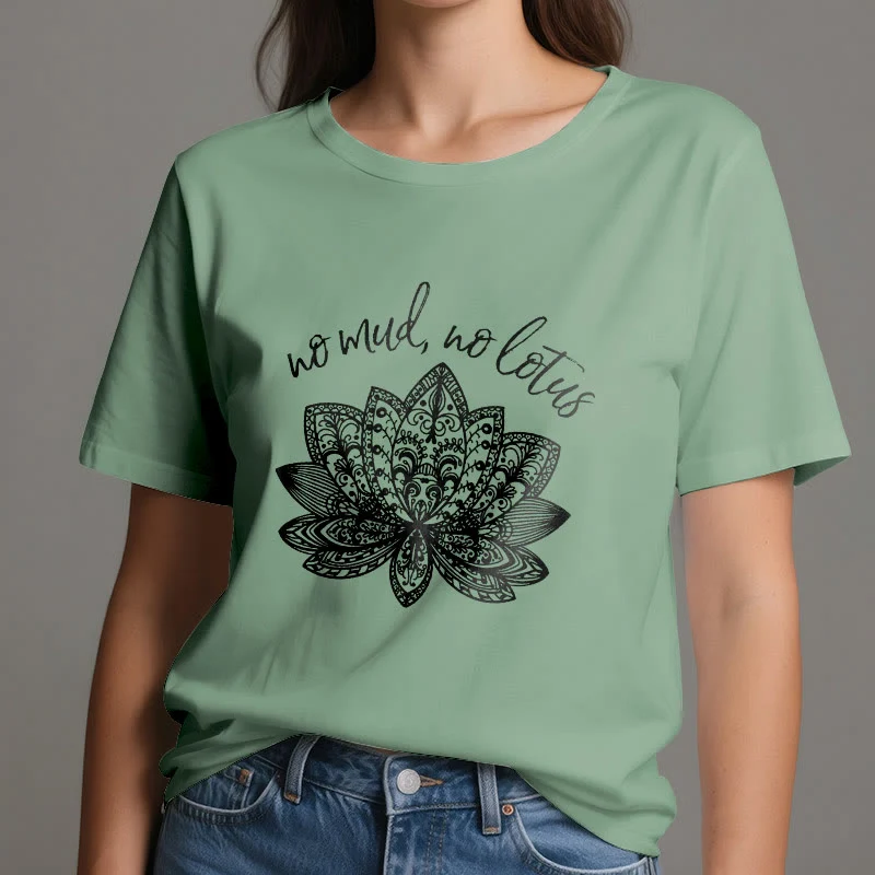 Olivenorma Meditation Spirituelles Damen Yoga T-Shirt