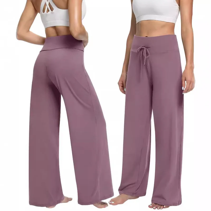 Olivenorma Damen-Pyjamahose, weiche, bequeme Loungehose