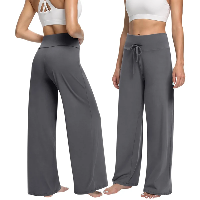 Olivenorma Damen-Pyjamahose, weiche, bequeme Loungehose