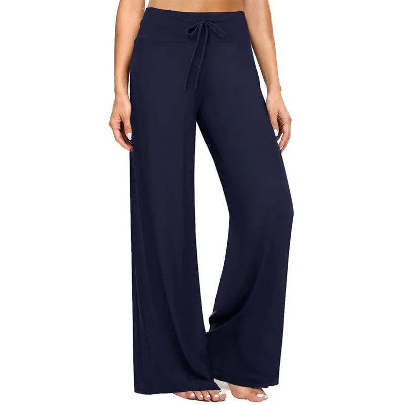 Olivenorma Damen-Pyjamahose, weiche, bequeme Loungehose