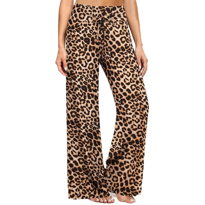Olivenorma Damen-Pyjamahose, weiche, bequeme Loungehose