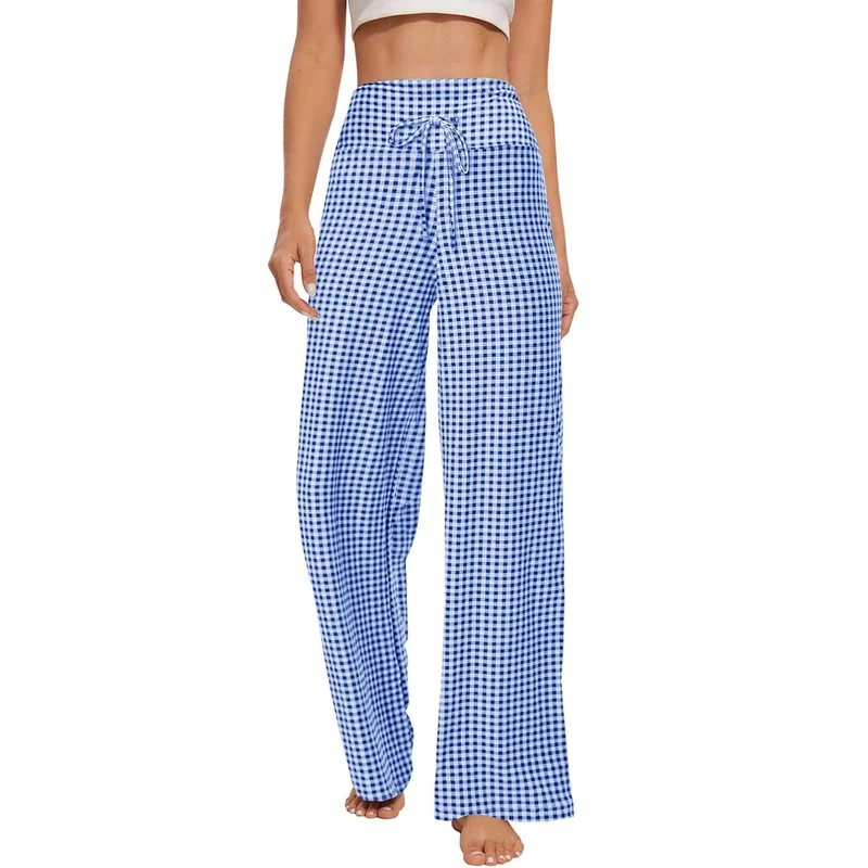 Olivenorma Damen-Pyjamahose, weiche, bequeme Loungehose