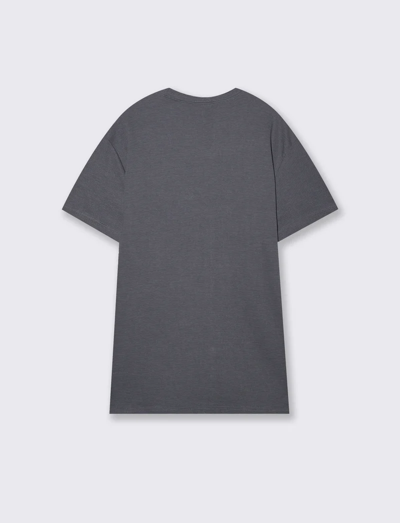 T-shirt girocollo effetto slavato ottoman - Avion