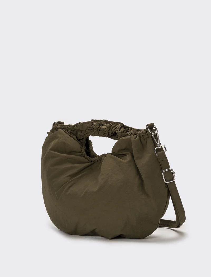 Borsa donna con manico arricciato - Ve.milit.