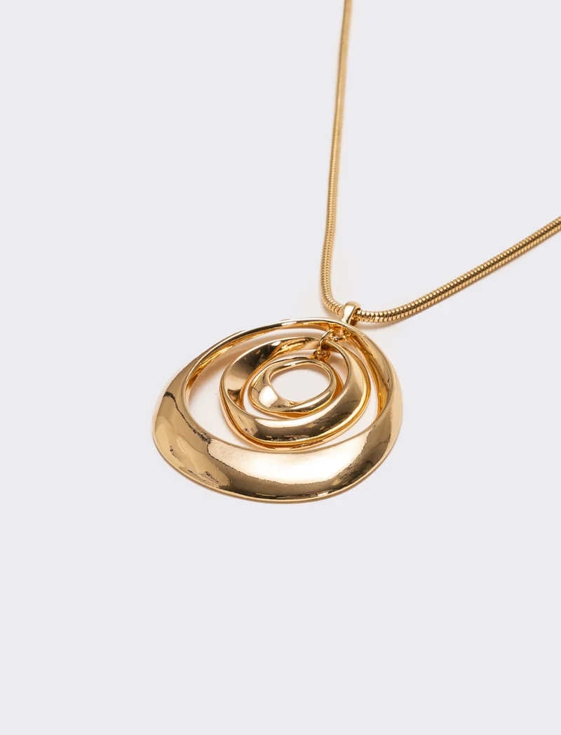 Collana donna pendente goccia - Oro