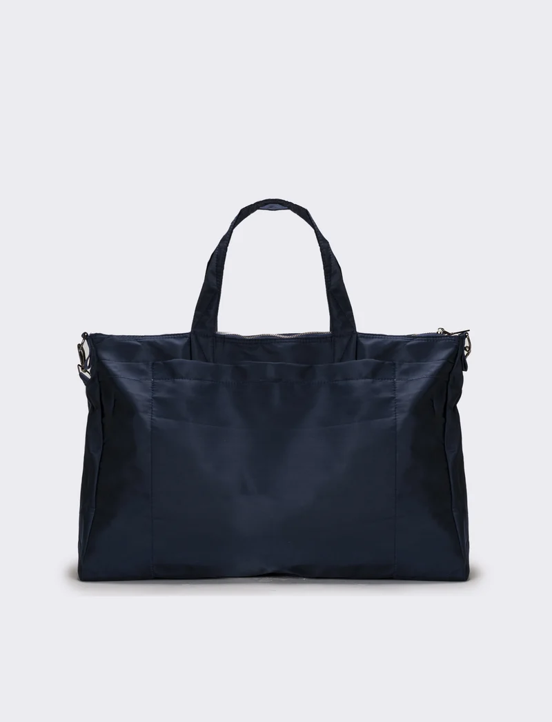 Borsone uomo in nylon - Blu