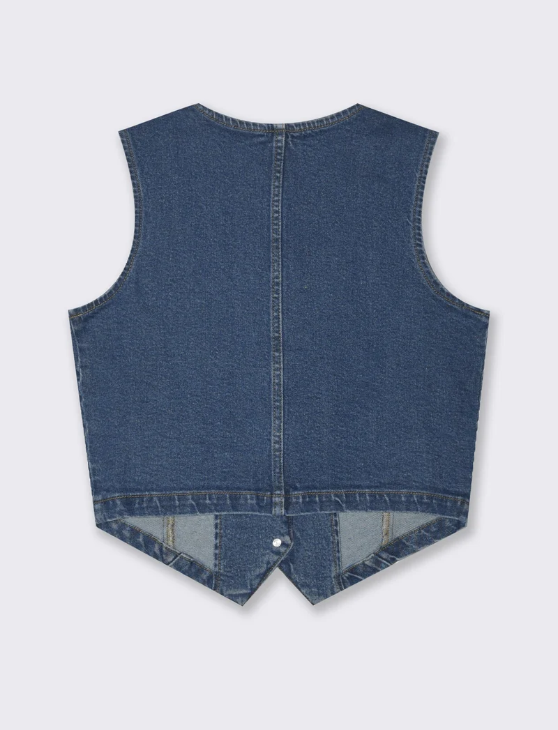Gilet in denim da donna - Denim