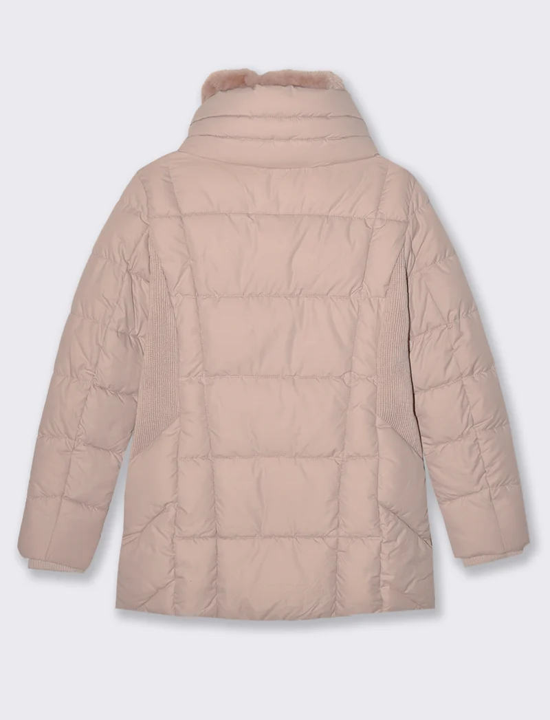 GIACCONE IMBOTTITO - Rosa antico