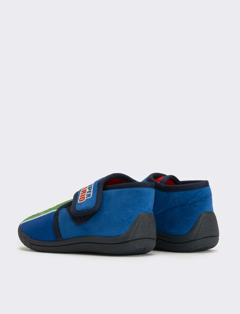 Pantofola con strappo Superman© da bambino - Blu