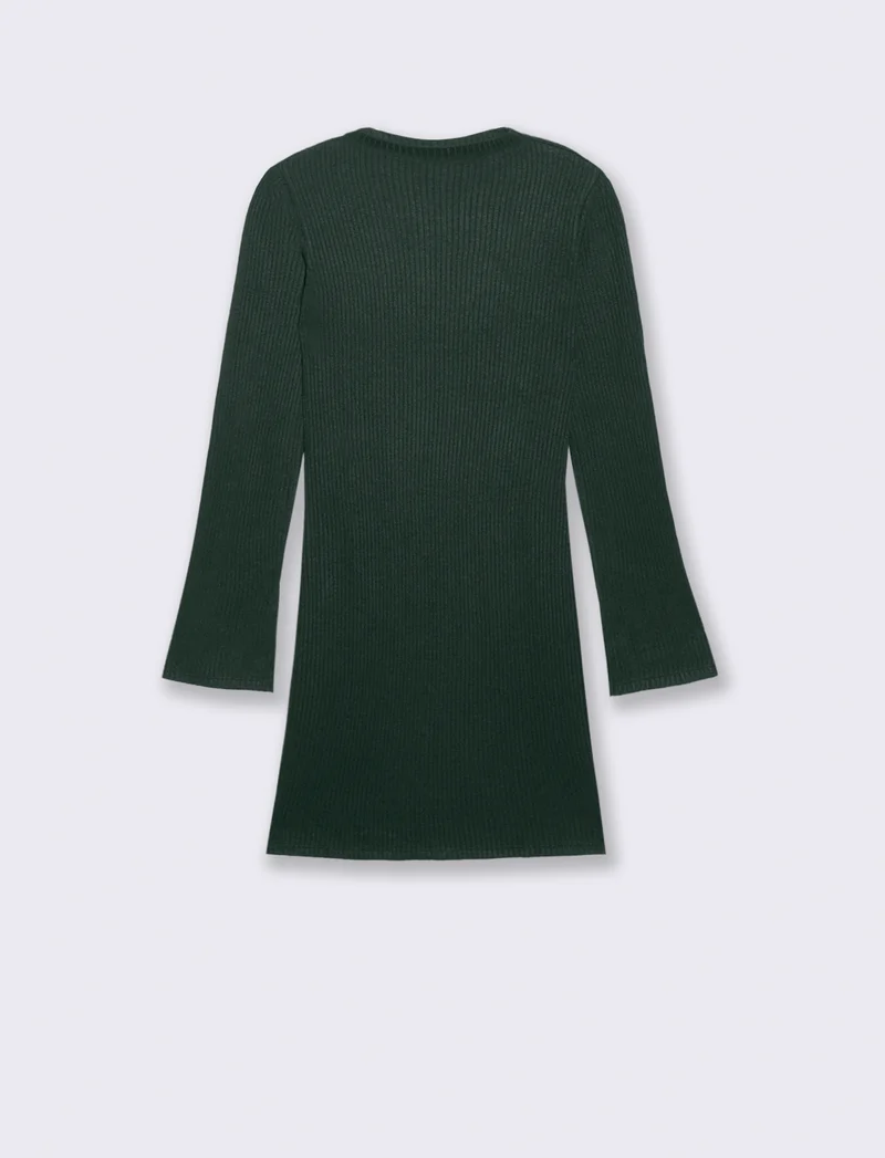 VESTITO CORTO - Verde scuro