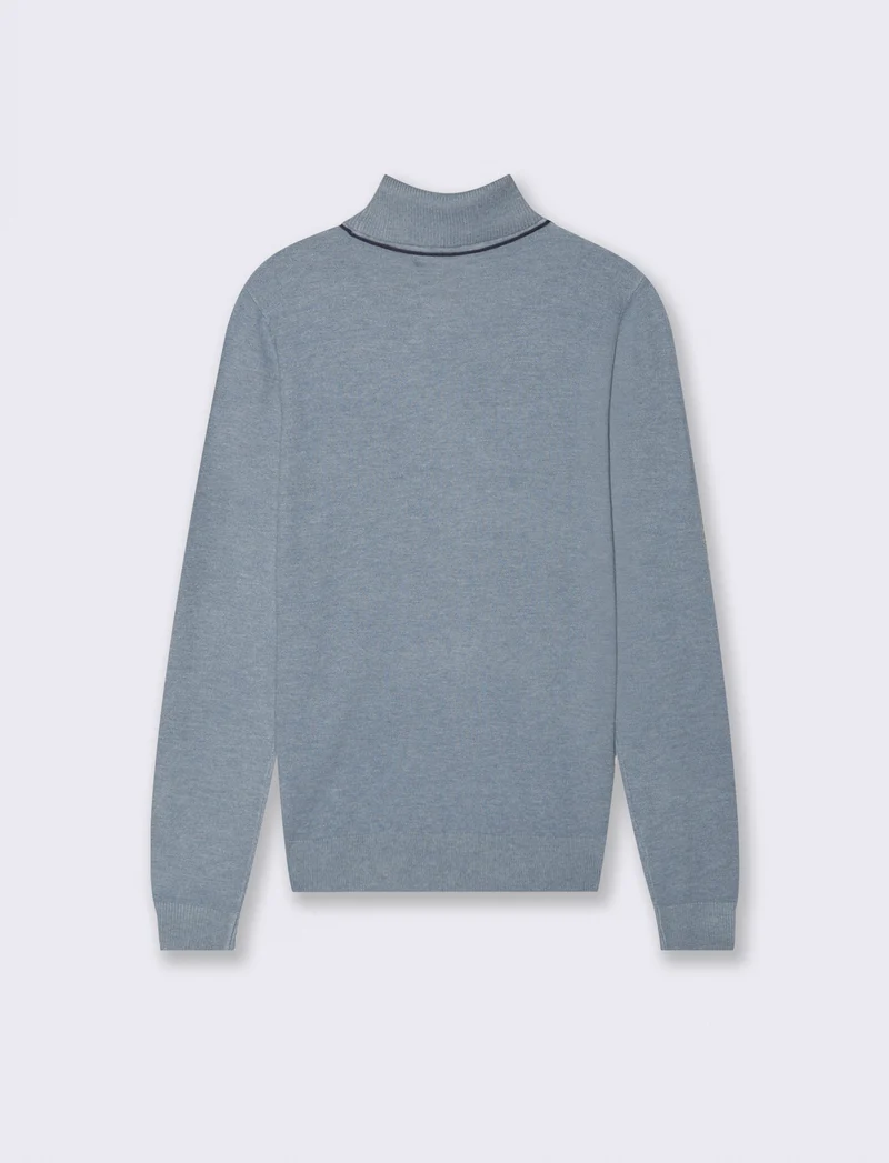 PULLOVER BASICO - Denim