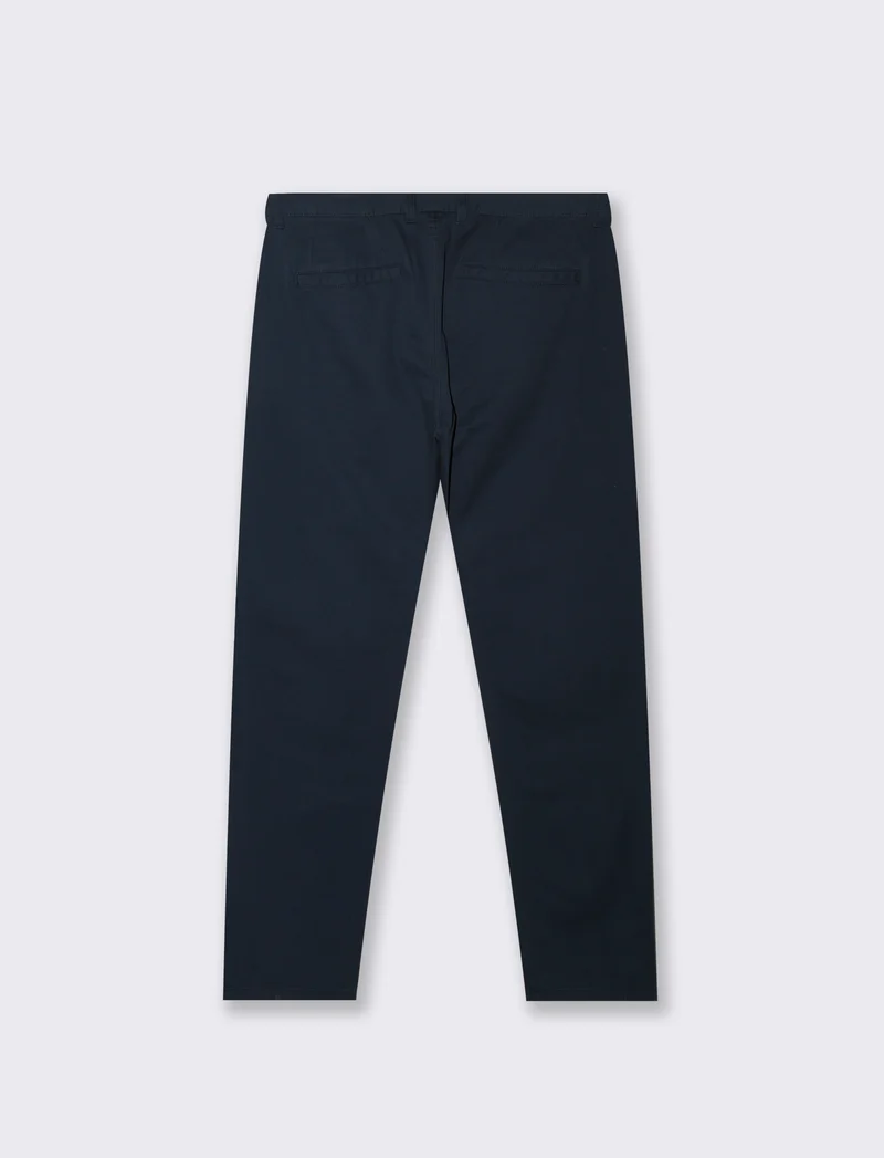 PANTALONI BASIC CHINO REGULAR FIT - Blu