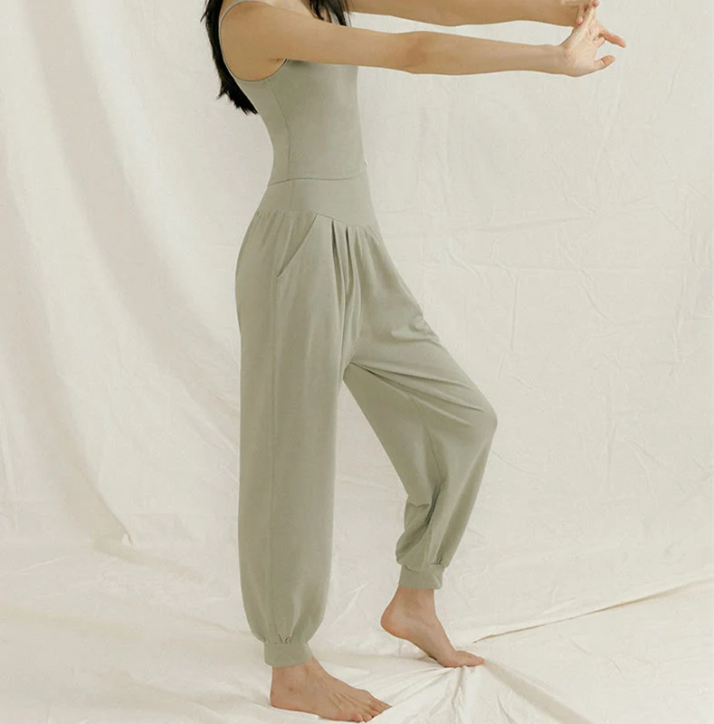 Olivenorma Gerade Bloomers Yogahose