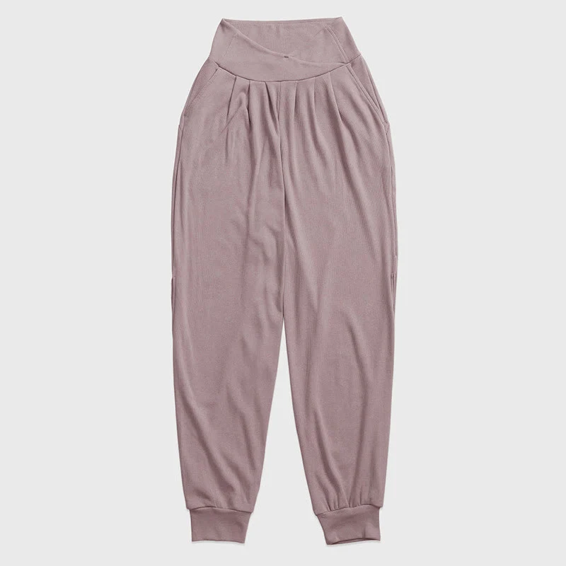 Olivenorma Yoga-Hose mit Laternenbündchen