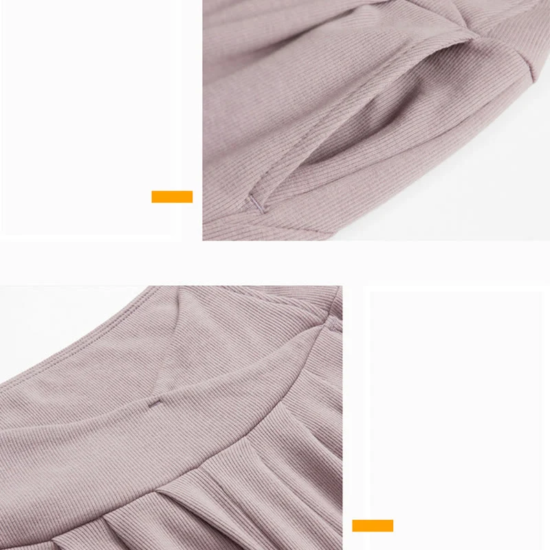 Olivenorma Yoga-Hose mit Laternenbündchen