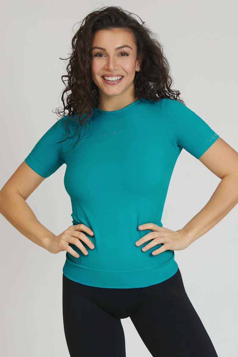 Maglia Donna Ikonic Sport Turchese Amazzonite