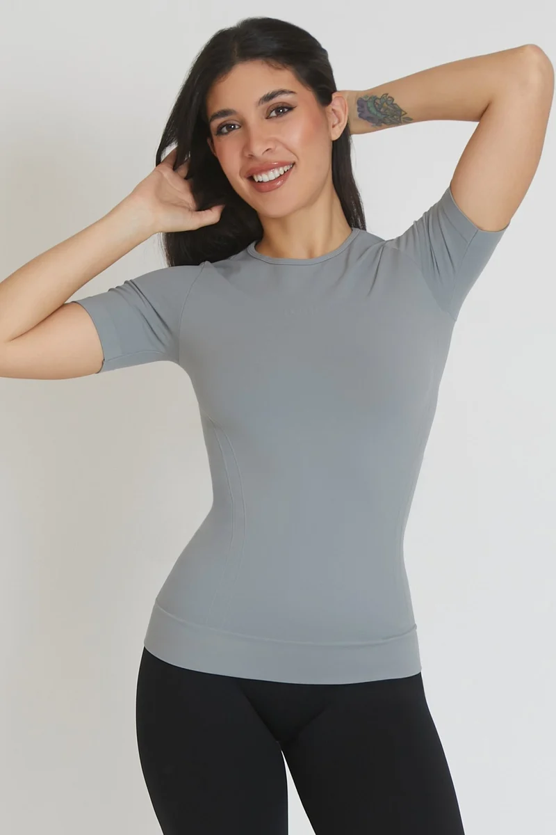 Maglia Donna Ikonic Sport Grigio Nebbia