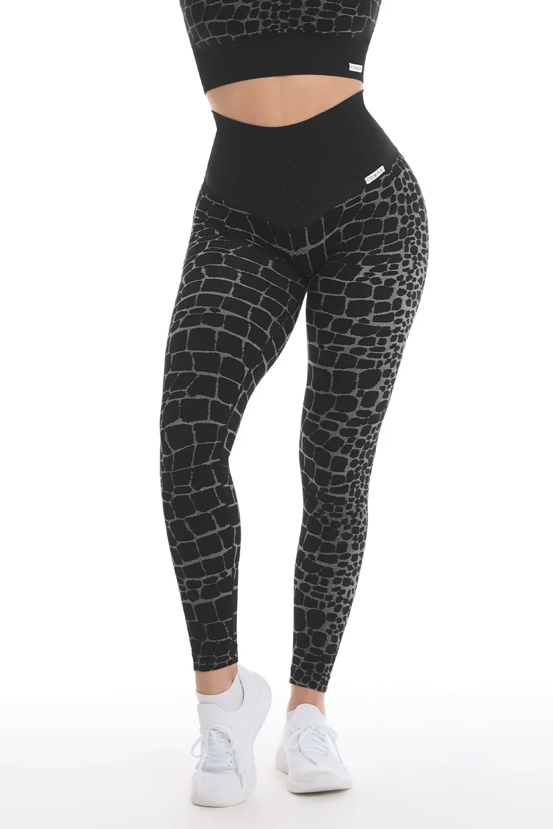 Leggings Push Up All-Up Cocco Nero