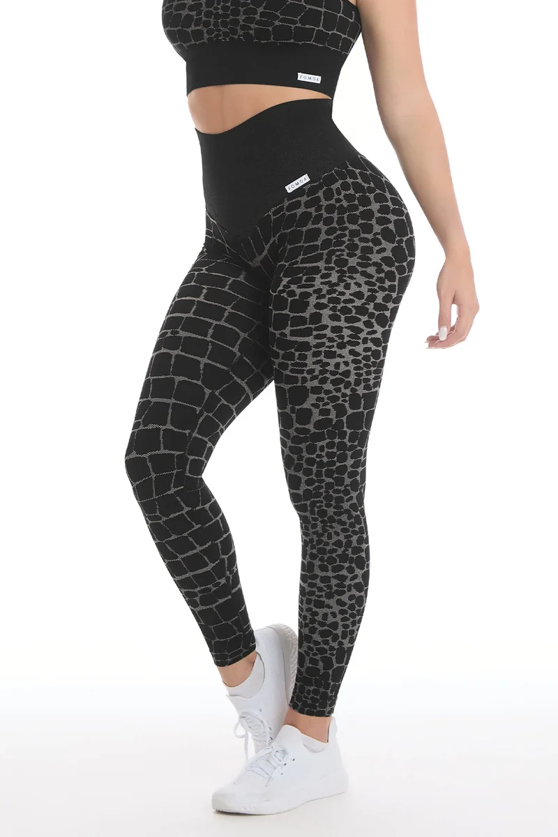 Leggings Push Up All-Up Cocco Nero