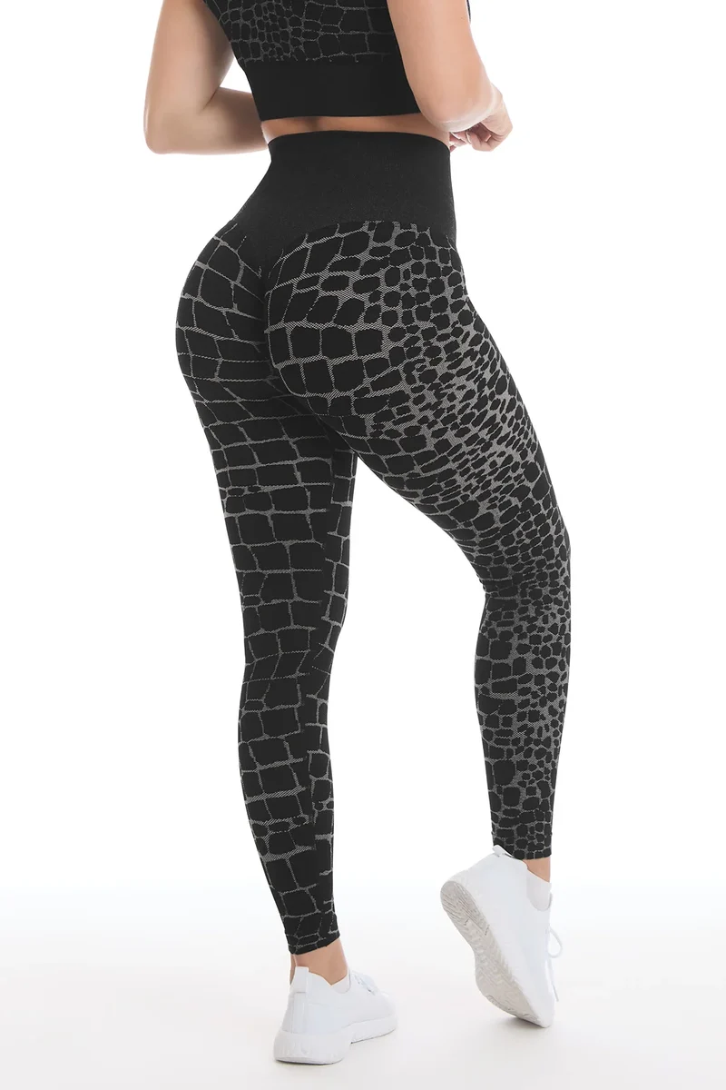 Leggings Push Up All-Up Cocco Nero