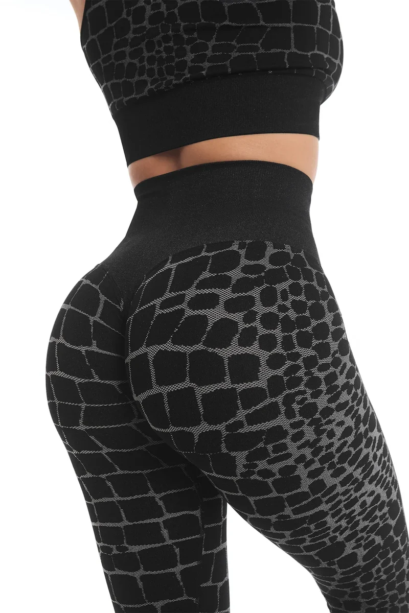 Leggings Push Up All-Up Cocco Nero