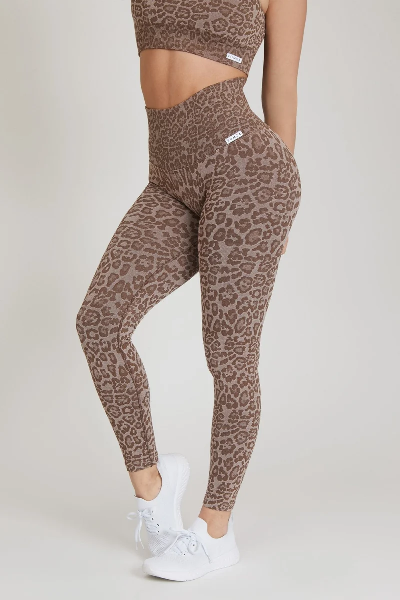 Leggings Soft Push Up Wild Essence BambùFIR Caramel