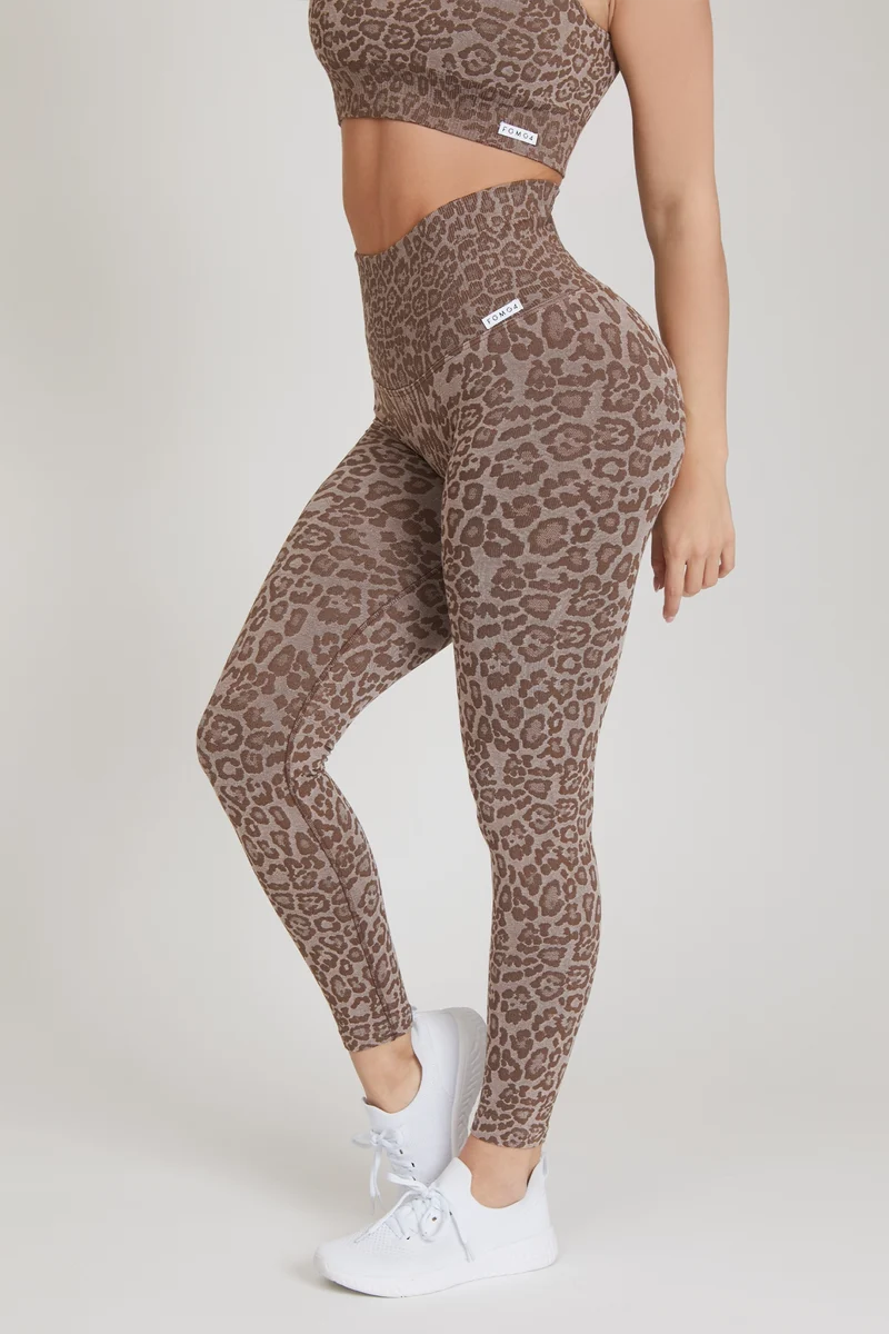Leggings Soft Push Up Wild Essence BambùFIR Caramel