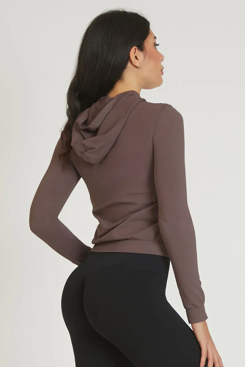 Maglia Slim Con Cappuccio Potato
