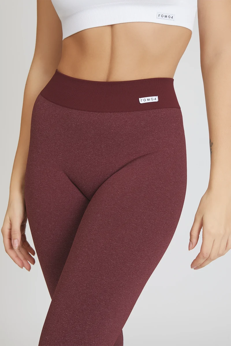 Leggings Basic Jeans Merlot