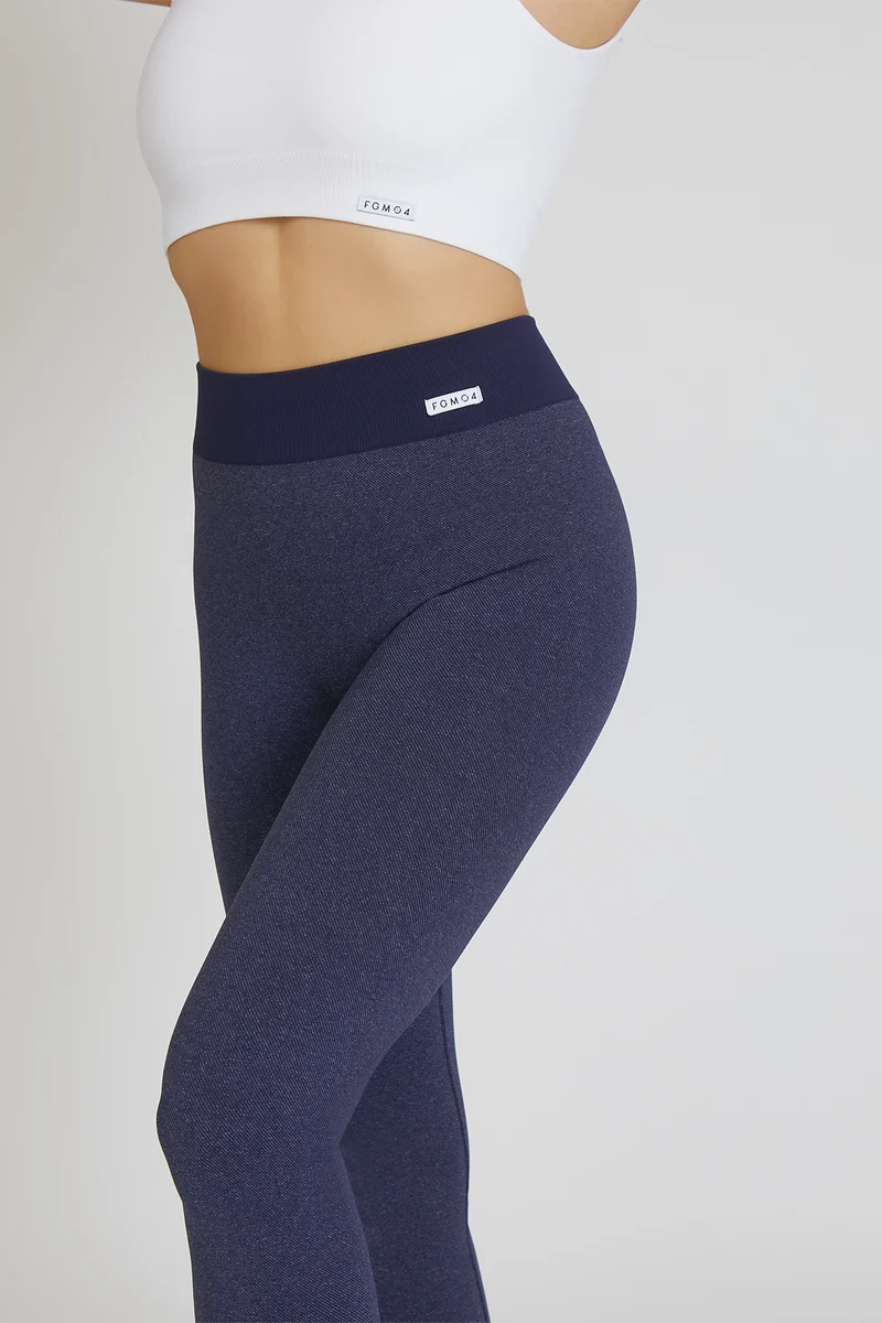 Leggings Basic Jeans Blu Notte