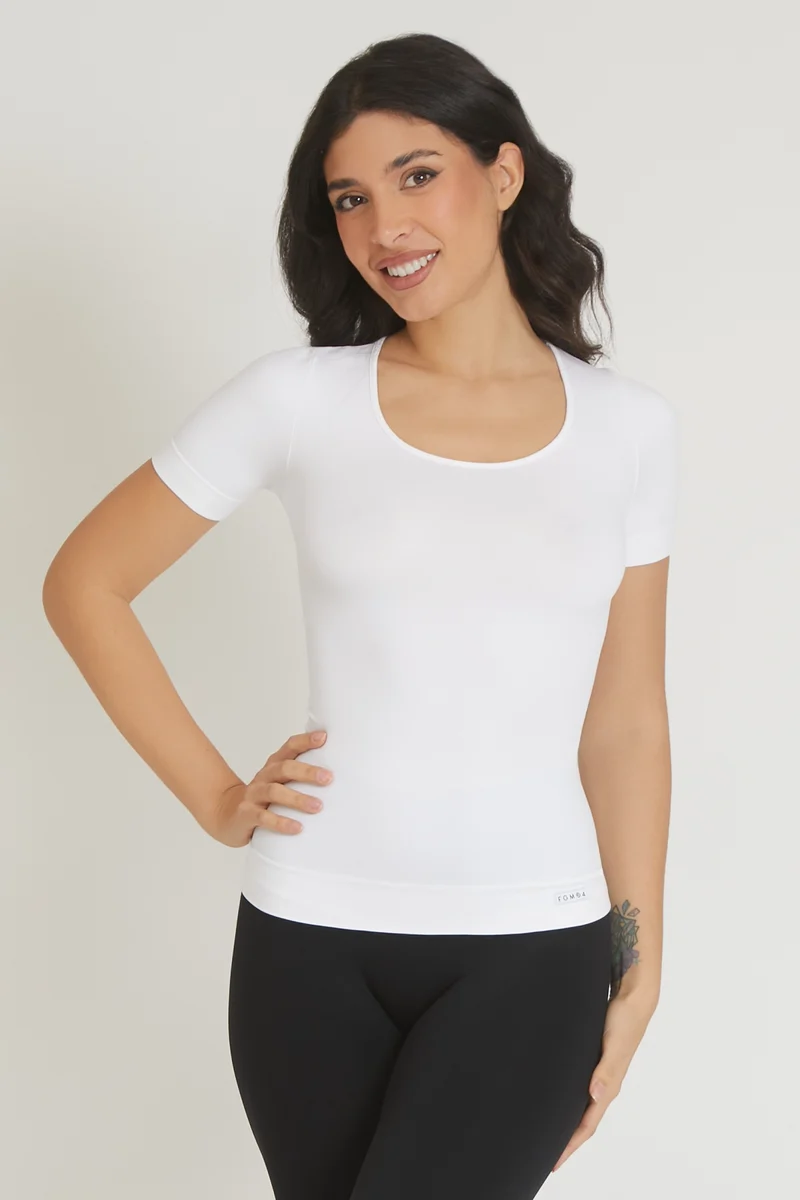 T-Shirt Miss FGM04 Bianco